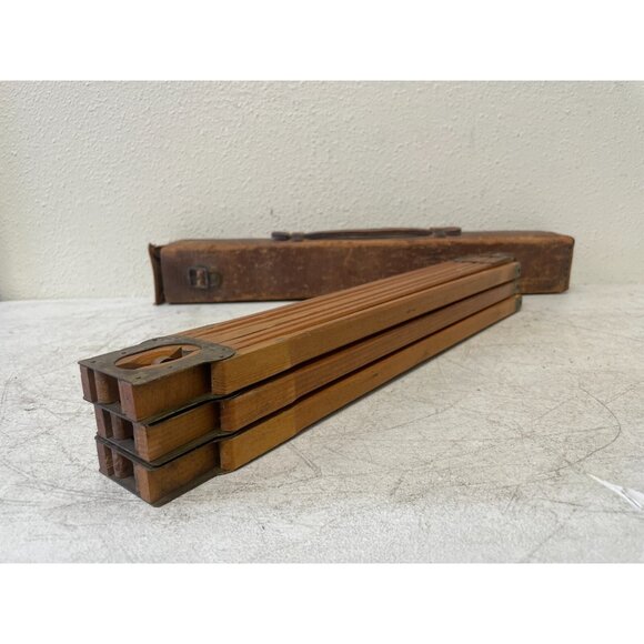 Antique Wood And Metal Tripod for Vintage Cameras, c-1900s, Compacts For Travel - Picture 4 of 10